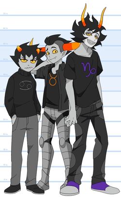 Official heights displayed at the Requiem : r/homestuck