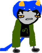 Nepeta drawn by Caliborn for Homosuck.