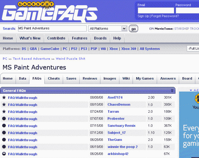 Gamefaqs