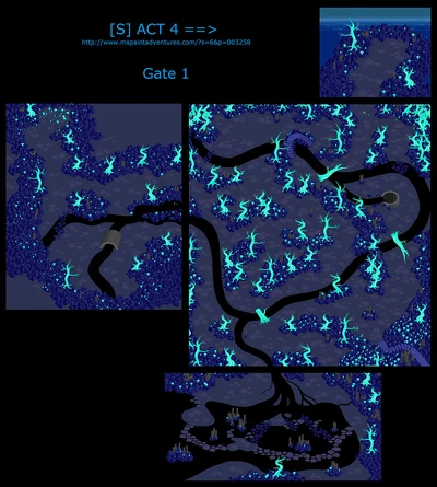 A map of the available areas