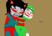 Terezi in WHAT THE FUCK JUST HAPPENED Mode