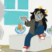 Vriska on the Fridge