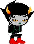 Kanaya's sprite with kid proportions.