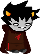 A dead God Tier Karkat.