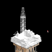 A grist rig, deployed atop Dirk's apartment tower on LOTAK.