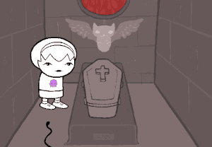 Inside the Mausoleum. Some tombs are about to get defiled here.