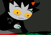 Karkat examining Kanaya