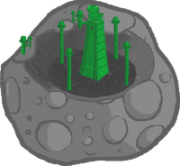 The Frog Temple in its original location.