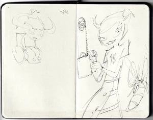 First concept sketches for Kanaya and Tavros