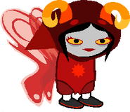 God Tier Aradia with her hood up.