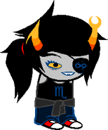 Vriska in her second year of The Plot Point.