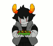 Diemen's character sprites from Hiveswap Friendsim