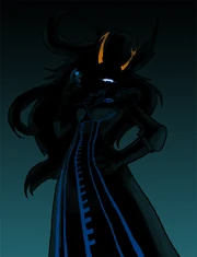 The Marquise standing over Vriska in the 3X SHOWDOWN COMBO.