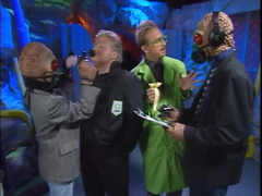 Jerry (R) and Sylvia (L) get the Mads ready