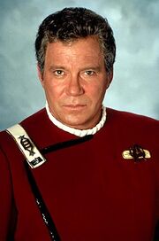 William Shatner as Captain James T. Kirk