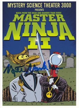 Autographed DVD cover
