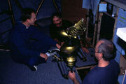 MST3k- Bill Corbett behind-the-scenes puppeting Crow