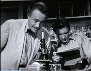 Appearing (left) in The Monolith Monsters