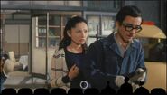 Appearing (right) in Gamera vs Jiger