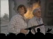 Appearing (left) in Riding with Death