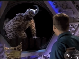 Kitten with a Whip (played by ) visits 