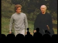 Appearing (right) in Master Ninja I