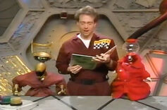 MST3k- reading in opening host segment for Godzilla Vs