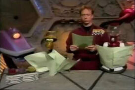 The Gang read Crow's TV script