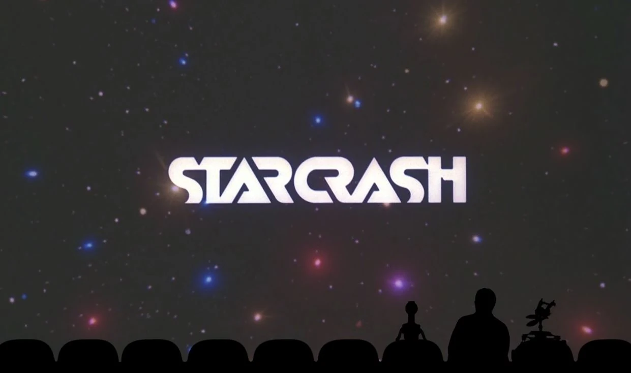 Starcrash trivia: What year was Star Wars released, inspiring Starcrash's production?