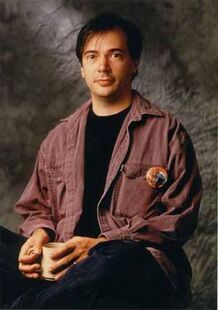 A portrait of Richard Garfield, Creator of Magic: the Gathering