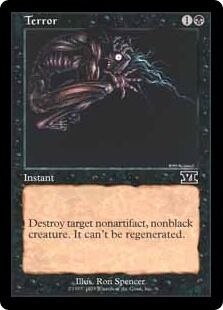 LEA アルファ 恐怖 terror 英語1枚 α alpha 初版 MTG マジックザ