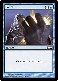 cancel card from MtG