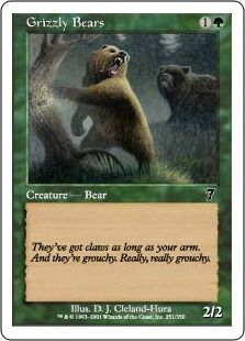 Grizzly Bears | Magic: The Gathering Wiki | Fandom