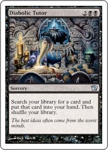 Diabolic Tutor | Magic: The Gathering Wiki | Fandom