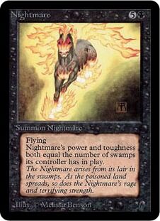 MTG ベータ版　Nightmare/夢魔 MTG ベータ版 Nightmare/夢魔 マジック：ザ・ギャザリング