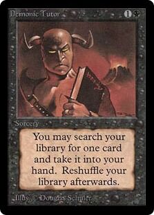 Demonic Tutor | Magic: The Gathering Wiki | Fandom