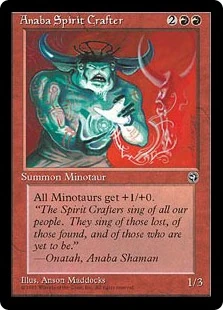 Magic: The Gathering - Carta Singola Anaba Spirit Crafter (Animista Di Anaba) Dall'espansione Homelands [Rara]
