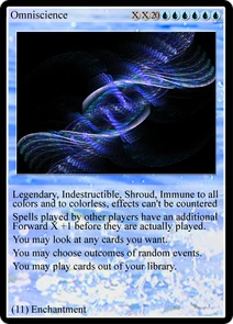 mtg cards like omniscience Omniscience [161] [Foundations] [Foil] – Face to Face Games main image 0