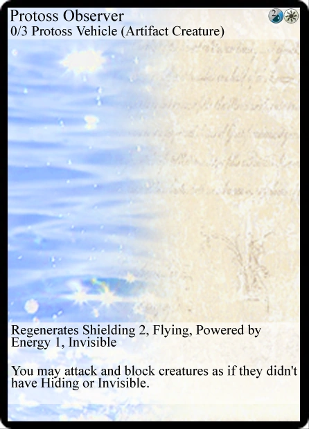 Protoss Observer (TL) | Magic: The Gathering fan fiction wiki | Fandom