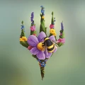 Spring-themed symbol for Bloomburrow by Jeff Carpenter.