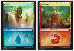 GRN Izzet basic lands