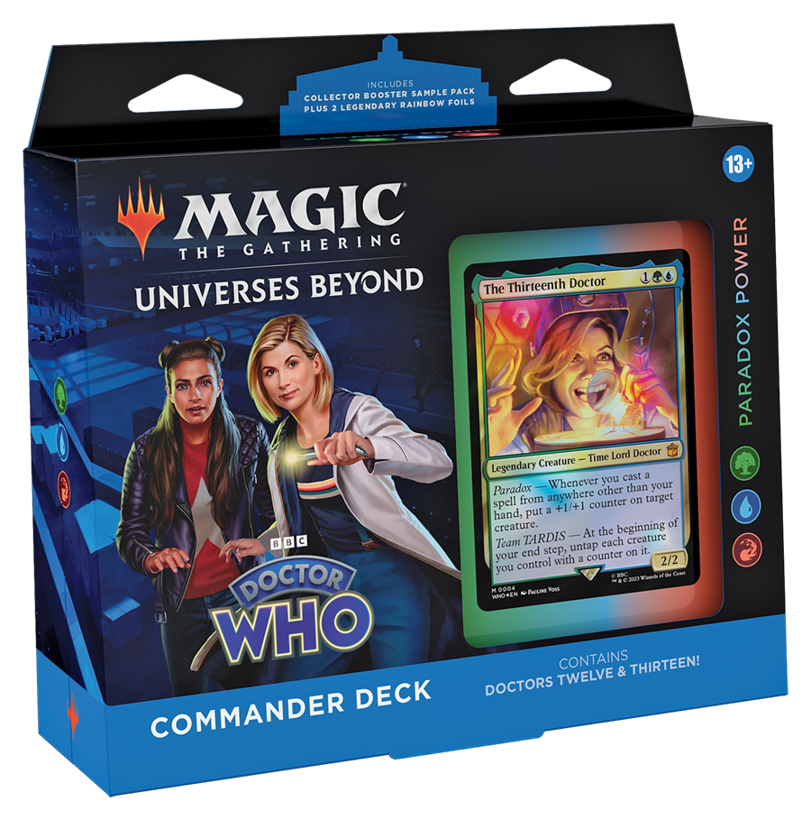Magic Deck Commander Doctor Who Timey Wimey Inglês