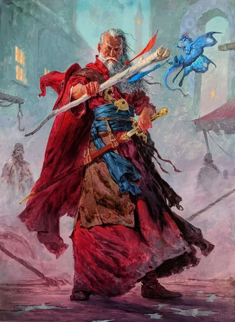 elminster mtg card Elminster's Simulacrum Print main image 0
