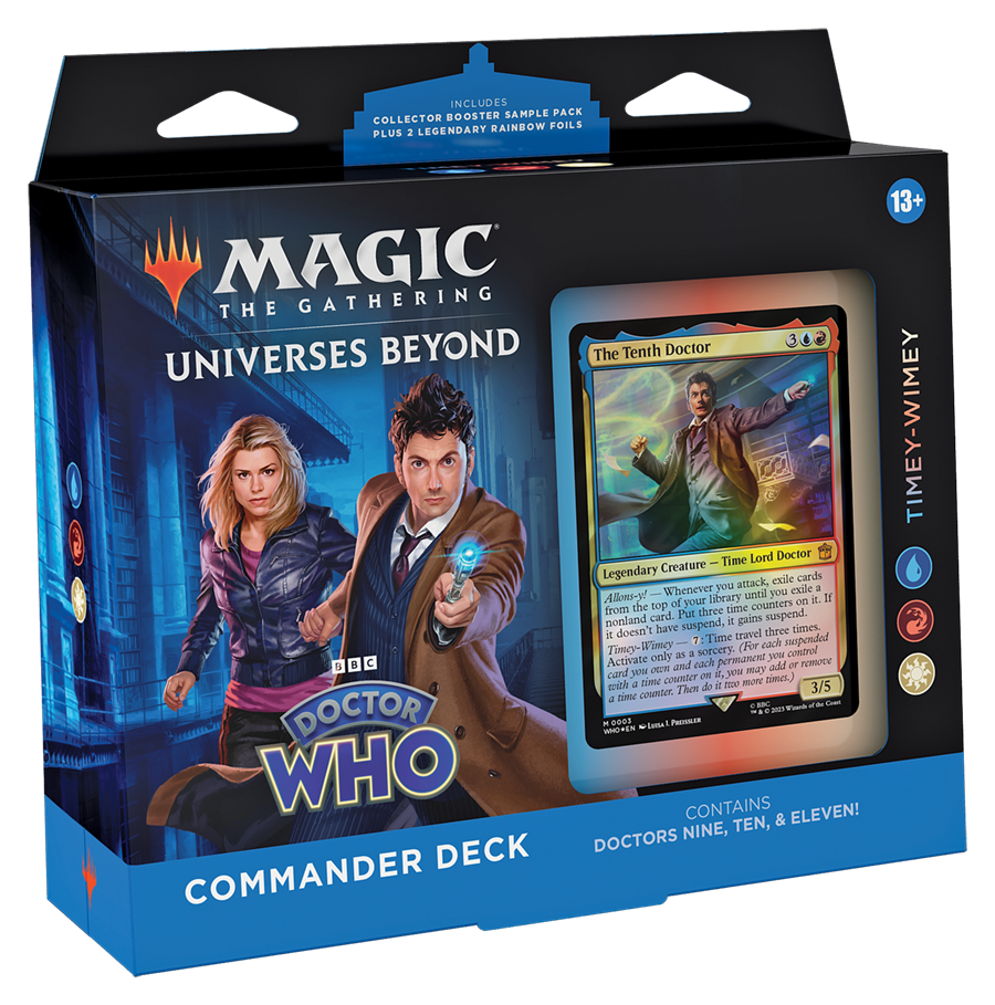 MTG Doctor Who Commander Precon decks activate The Tardis with