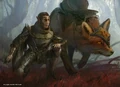 A giant Fox from Eldraine.