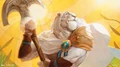 Ajani on Dominaria