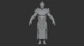 3D model of a Vulshok resistance warrior.
