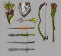 Bloomburrow rabbitfolk weaponry concepts.[10]