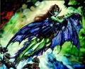 One of Gaea's skyfolk. Art by Terese Nielsen.