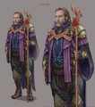 Concept art of Urza from The Brothers' War